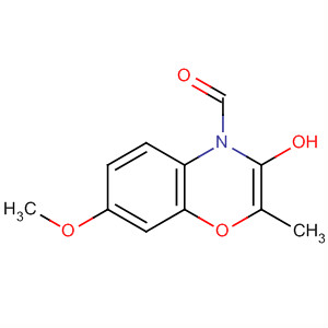 4H-1,4-Benzoxazine-4-carboxaldehyde, 3-hydroxy-7-methoxy-2-methyl-