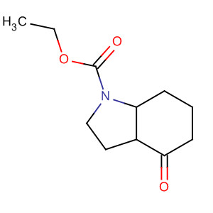 1H-Indole-1-carboxylic acid, octahydro-4-oxo-, ethyl ester, cis-