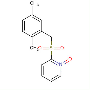 Pyridine, 2-[[(2,5-dimethylphenyl)methyl]sulfonyl]-, 1-oxide