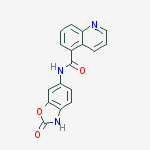 5-QUINOLINECARBOXAMIDE,N-(2,3-DIHYDRO-2-OXO-6-BENZOXAZOLYL)-