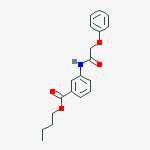 BUTYL 3-[(2-PHENOXYACETYL)AMINO]BENZOATE