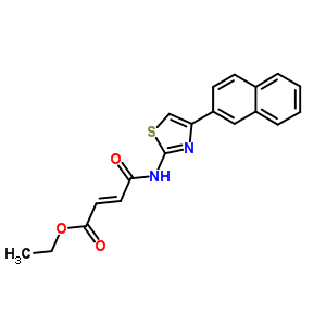 ethyl (2E)-4-{[4-(naphthalen-2-yl)-1,3-thiazol-2-yl]amino}-4-oxobut-2-enoate