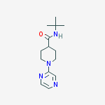 4-PIPERIDINECARBOXAMIDE,N-(TERT-BUTYL)-1-PYRAZINYL-