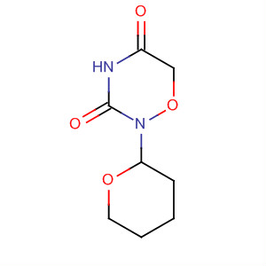 2H-1,2,4-Oxadiazine-3,5(4H,6H)-dione, 2-(tetrahydro-2H-pyran-2-yl)-