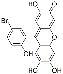 2,6,7-Trihydroxy-9-(2-hydroxy-5-bromophenyl)-3H-xanthene-3-one