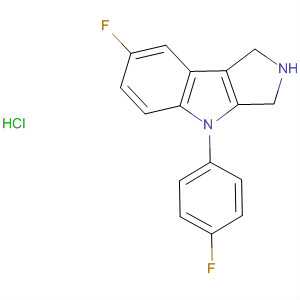 Pyrrolo[3,4-b]indole, 7-fluoro-4-(4-fluorophenyl)-1,2,3,4-tetrahydro-,hydrochloride