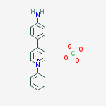 Pyridinium, 4-(4-aminophenyl)-1-phenyl-, perchlorate