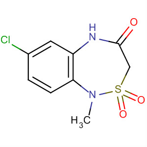 2,1,5-Benzothiadiazepin-4(3H)-one, 7-chloro-1,5-dihydro-1-methyl-,2,2-dioxide