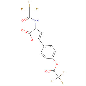 Acetic acid, trifluoro-,4-[4,5-dihydro-5-oxo-4-[(trifluoroacetyl)amino]-2-furanyl]phenyl ester