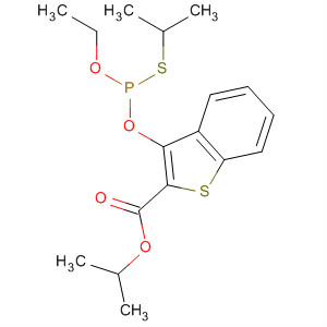 Benzo[b]thiophene-2-carboxylic acid,3-[[ethoxy[(1-methylethyl)thio]phosphinyl]oxy]-, 1-methylethyl ester