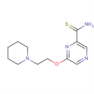 Pyrazinecarbothioamide, 6-[2-(1-piperidinyl)ethoxy]-