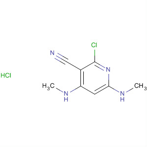 3-Pyridinecarbonitrile, 2-chloro-4,6-bis(methylamino)-,monohydrochloride