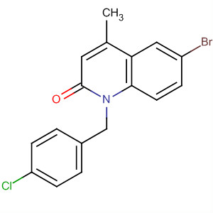 2(1H)-Quinolinone, 6-bromo-1-[(4-chlorophenyl)methyl]-4-methyl-