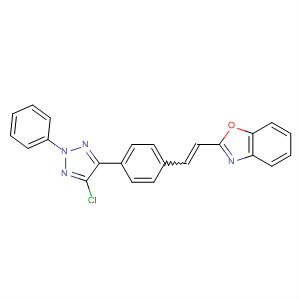 Benzoxazole,2-[2-[4-(5-chloro-2-phenyl-2H-1,2,3-triazol-4-yl)phenyl]ethenyl]-