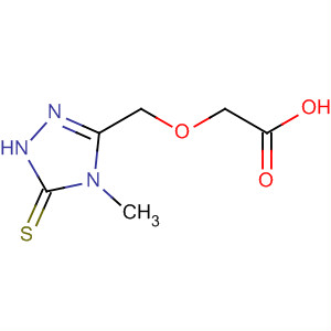 Acetic acid,[(4,5-dihydro-4-methyl-5-thioxo-1H-1,2,4-triazol-3-yl)methoxy]-