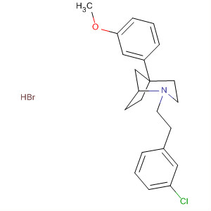 2-Azabicyclo[3.2.1]octane,2-[2-(3-chlorophenyl)ethyl]-5-(3-methoxyphenyl)-, hydrobromide