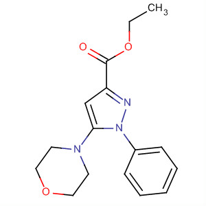 1H-Pyrazole-3-carboxylic acid, 5-(4-morpholinyl)-1-phenyl-, ethyl ester