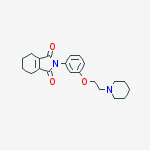 2-{3-[2-(piperidin-1-yl)ethoxy]phenyl}-4,5,6,7-tetrahydro-1H-isoindole-1,3(2H)-dione