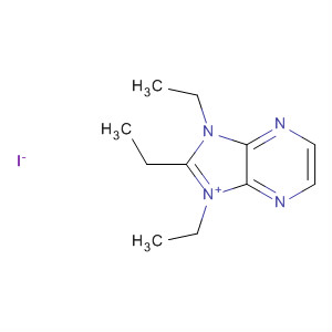 1H-Imidazo[4,5-b]pyrazinium, 1,2,3-triethyl-, iodide