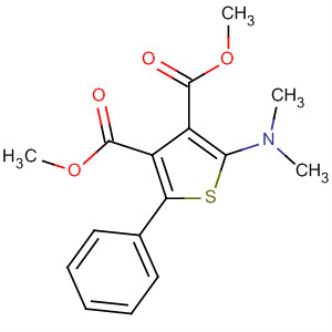 3,4-Thiophenedicarboxylic acid, 2-(dimethylamino)-5-phenyl-, dimethylester