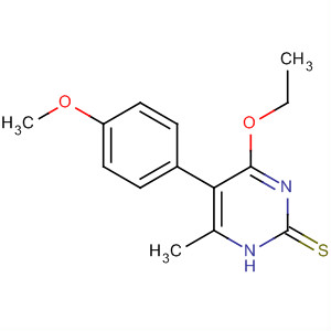 2(1H)-Pyrimidinethione, 4-ethoxy-5-(4-methoxyphenyl)-6-methyl-
