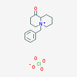 2H-Quinolizinium, octahydro-1-oxo-5-(phenylmethyl)-, perchlorate