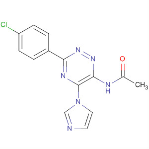 Acetamide, N-[3-(4-chlorophenyl)-1H-imidazo[4,5-e]-1,2,4-triazin-6-yl]-