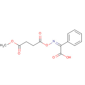 Benzeneacetic acid, a-[(4-methoxy-1,4-dioxobutoxy)imino]-, (Z)-