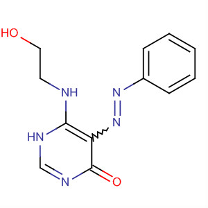 4(1H)-Pyrimidinone, 6-[(2-hydroxyethyl)amino]-5-(phenylazo)-