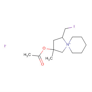 5-Azoniaspiro[4.5]decane, 3-(acetyloxy)-1-(iodomethyl)-3-methyl-,iodide