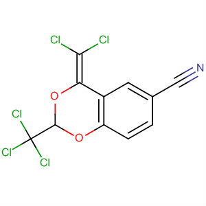 4H-1,3-Benzodioxin-6-carbonitrile,4-(dichloromethylene)-2-(trichloromethyl)-