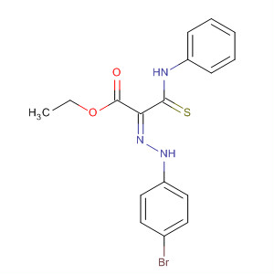 Propanoic acid,2-[(4-bromophenyl)hydrazono]-3-(phenylamino)-3-thioxo-, ethyl ester,(Z)-