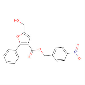 3-Furancarboxylic acid, 5-(hydroxymethyl)-2-phenyl-,(4-nitrophenyl)methyl ester