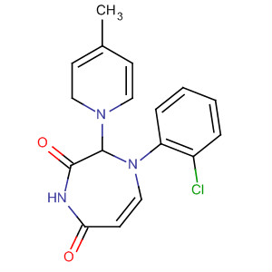 1H-Pyrido[2,3-e]-1,4-diazepine-3,5(2H,4H)-dione,1-(2-chlorophenyl)-4-methyl-