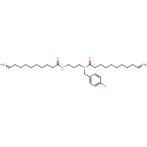 10-Undecenamide,N-[(4-chlorophenyl)methyl]-N-[3-[(1-oxo-10-undecenyl)amino]propyl]-