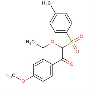 Ethanone, 2-ethoxy-1-(4-methoxyphenyl)-2-[(4-methylphenyl)sulfonyl]-