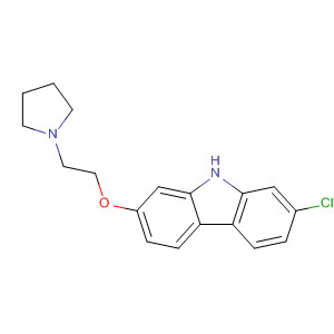 9H-Carbazole, 2-chloro-7-[2-(1-pyrrolidinyl)ethoxy]-