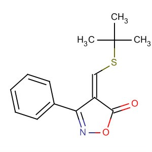 5(4H)-Isoxazolone, 4-[[(1,1-dimethylethyl)thio]methylene]-3-phenyl-, (Z)-