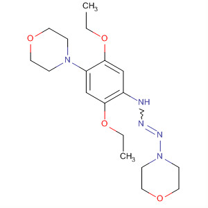 Morpholine, 4-[3-[2,5-diethoxy-4-(4-morpholinyl)phenyl]-1-triazenyl]-