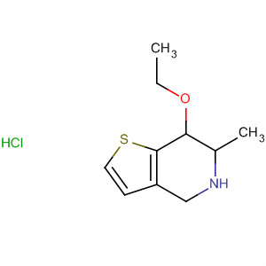 Thieno[3,2-c]pyridine, 7-ethoxy-4,5,6,7-tetrahydro-6-methyl-,hydrochloride