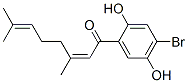 (Z)-1-(4-Bromo-2,5-dihydroxyphenyl)-3,7-dimethyl-2,6-octadien-1-one