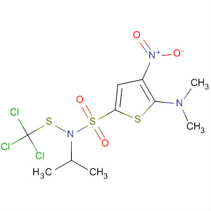 2-Thiophenesulfonamide,5-(dimethylamino)-N-(1-methylethyl)-4-nitro-N-[(trichloromethyl)thio]-