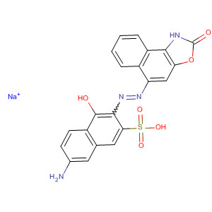 2-Naphthalenesulfonic acid,7-amino-3-[(1,2-dihydro-2-oxonaphth[1,2-d]oxazol-5-yl)azo]-4-hydroxy-,monosodium salt