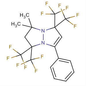 1H,5H-Pyrazolo[1,2-a]pyrazole,2,3-dihydro-3,3-dimethyl-7-phenyl-1,1,5,5-tetrakis(trifluoromethyl)-