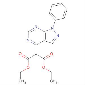 Propanedioic acid, (1-phenyl-1H-pyrazolo[3,4-d]pyrimidin-4-yl)-, diethylester