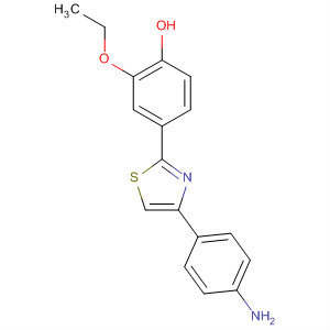 Phenol, 4-[4-(4-aminophenyl)-2-thiazolyl]-2-ethoxy-