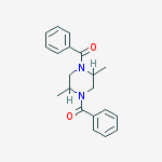 trans-2,5-dimethyl-1,4-dibenzoylpiperazine