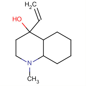 4-Quinolinol, 4-ethenyldecahydro-1-methyl-