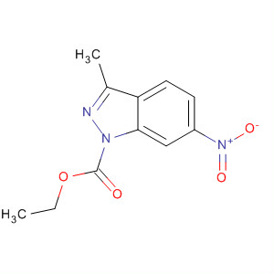 1H-Indazole-1-carboxylic acid, 3-methyl-6-nitro-, ethyl ester