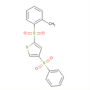 Thiophene, 2-[(2-methylphenyl)sulfonyl]-4-(phenylsulfonyl)-